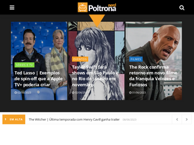 'poltronanerd.com.br' screenshot