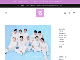 'thekshop.ca' screenshot