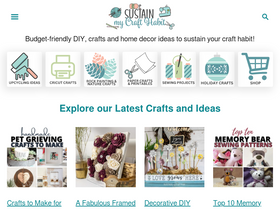 'sustainmycrafthabit.com' screenshot