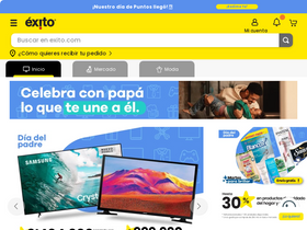 'exito.com' screenshot