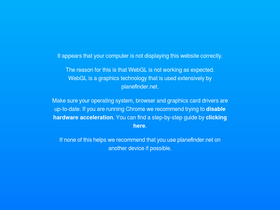 'planefinder.net' screenshot