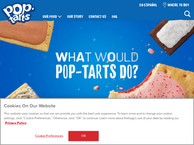 'poptarts.com' screenshot