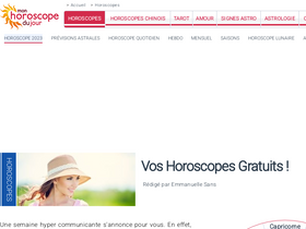 'mon-horoscope-du-jour.com' screenshot