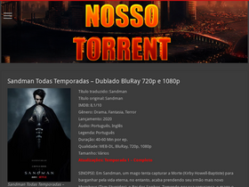 'nossotorrent.com' screenshot