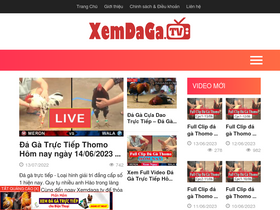 'xemdaga.tv' screenshot