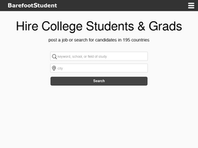 'barefootstudent.com' screenshot