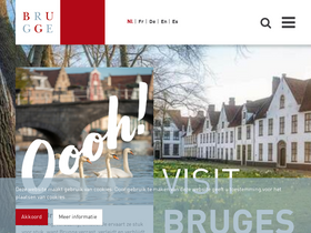 'visitbruges.be' screenshot