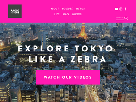 'tokyozebra.com' screenshot