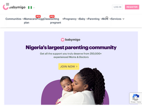 'babymigo.com' screenshot