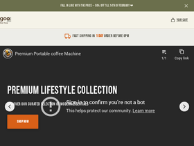 DripGoo homepage screenshot