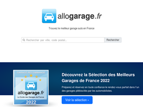 'allogarage.fr' screenshot