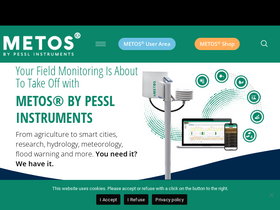 'metos.at' screenshot