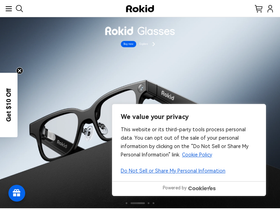 'rokid.com' screenshot