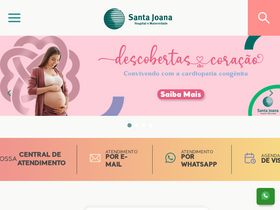 'santajoana.com.br' screenshot