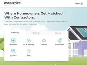 'modernize.com' screenshot