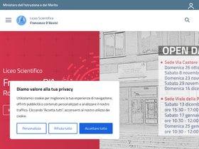 'liceofrancescodassisi.edu.it' screenshot