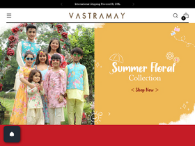 'vastramay.com' screenshot