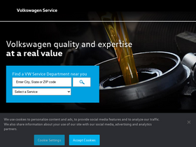 'vwservicedeals.com' screenshot