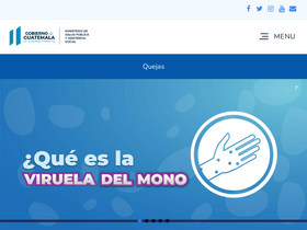 'mspas.gob.gt' screenshot