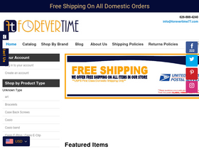 forevertime77.com homepage screenshot