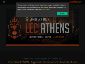 'melee.gg' screenshot