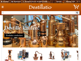 'destillatio.eu' screenshot