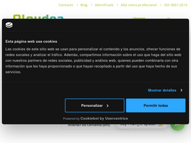 'qloudea.com' screenshot