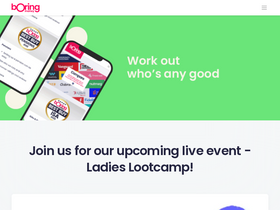 'boringmoney.co.uk' screenshot