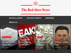 'theredalertnews.com' screenshot
