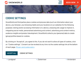 'snowworld.com' screenshot