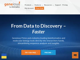 'geneious.com' screenshot