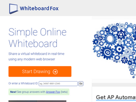 'whiteboardfox.com' screenshot