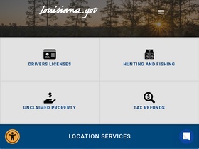 'lla.la.gov' screenshot