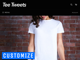 Tee Tweets website screenshot