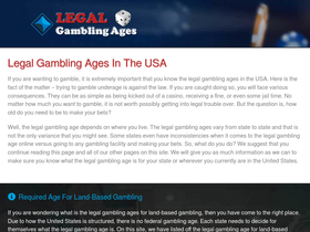 legalgamblingages.com