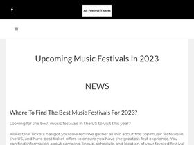 'allfestivaltickets.org' screenshot