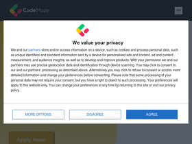 'code-maze.com' screenshot