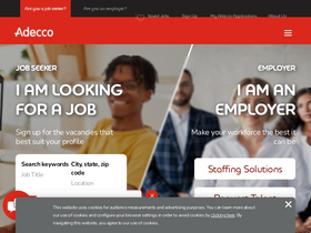 'adeccousa.com' screenshot