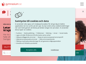 'gymnasium.se' screenshot