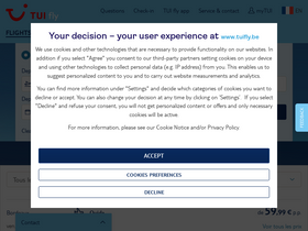 'tuifly.fr' screenshot