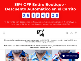 mwclosetpr.com homepage screenshot