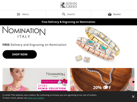 'johngreed.com' screenshot