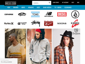 'dresscodeclothing.com' screenshot