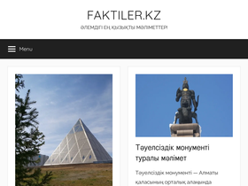 'faktiler.kz' screenshot