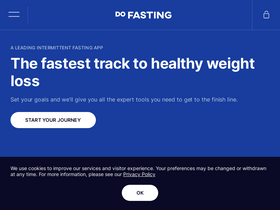 'dofasting.com' screenshot