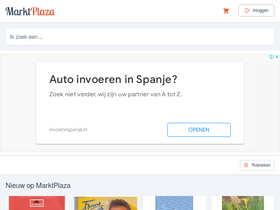 'marktplaza.nl' screenshot