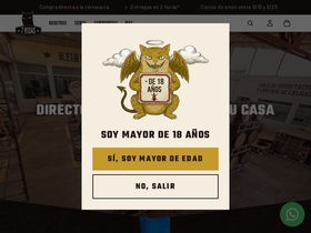 cerveza7vidas.com homepage screenshot