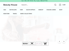 Beautyhouse homepage screenshot