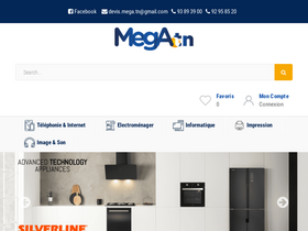 'mega.tn' screenshot