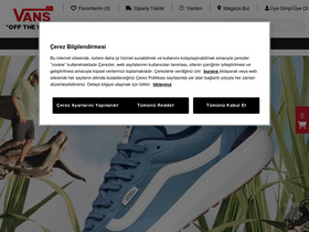 'vans.com.tr' screenshot